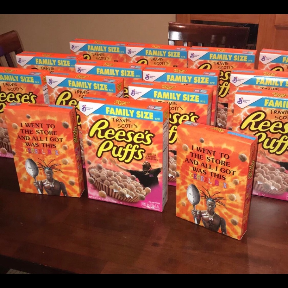 Travis Scott x Recess Puffs Limited Cereal